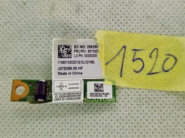 Modul Bluetooth za Lenovo ThinkPad T530 60Y3303 - rabljeno