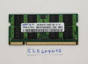 Lenovo ThinkPad T61 2GB RAM PC2-5300S 2Rx8 555-12-E3 - Uporabniški nadomestni del - rabljeno