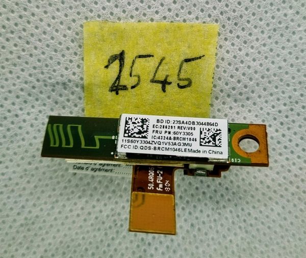 Lenovo ThinkPad X1 Carbon 1. generacije Bluetooth modul 60Y3305 - Originalna zamenjava - rabljeno - Image 2