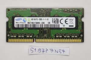 Lenovo Thinkpad L530 4GB RAM 1RX8 PC3-12800S-11-11-B2 - Uporabniški pomnilniški modul - rabljeno