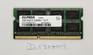 Lenovo Thinkpad T400 2GB 2Rx8 PC3-8500S-7-10-FP RAM - Originalni deli - rabljeno