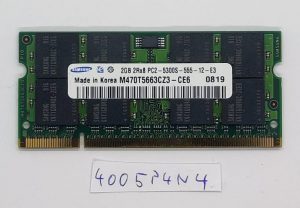 Pristna Samsung 2GB PC2-5300S Pomnilnik So-DIMM RAM M470T5663CZ3-CE6 - rabljeno