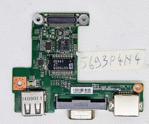 MSI GE60 2PC Apache USB VGA LAN priključna plošča MS-16GFA – Originalni del za prenosni računalnik - rabljeno