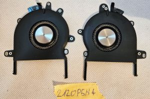 MacBook Pro 13" 2019 A1989 MacBookPro15,2 - Levi in desni ventilatorji za hlajenje in zmogljivost - rabljeno