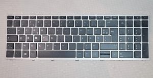 NOVO francosko AZERTY tipkovnico za HP ProBook 650 G4 / 650 G5 / 655 G4 / 655 G5 L09594-051 - brez osvetlitve - rabljeno