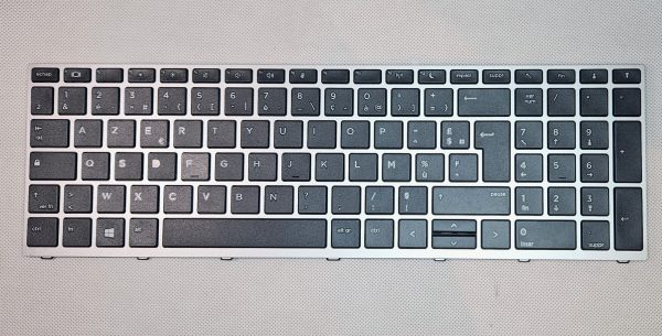 NOVO francosko AZERTY tipkovnico za HP ProBook 650 G4 / 650 G5 / 655 G4 / 655 G5 L09594-051 - brez osvetlitve - rabljeno