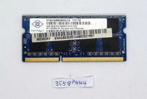 Nanya 4GB SO-DIMM 1333 MHz PC3-10600 DDR3 pomnilnik (NT4GC64B8HG0NSCG) - rabljeno