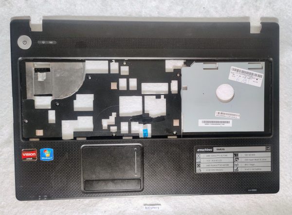 eMachines E642G naslon za dlan z zgornjim pokrovom s sledilno ploščico - rabljeno