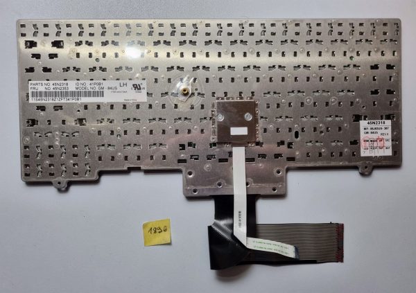 45N2353 ZA Lenovo Thinkpad SL410 510 L420 L412 L520 brez zaščitne plošče za tipkovnico s svetlom. - rabljeno - Image 2
