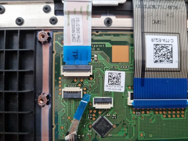 OEM Dell Latitude E5480 prenosni računalnik, podloga za dlan, sledilna plošča, ameriška/angleška tipkovnica HUI09 A16721 - rabljeno - Image 5