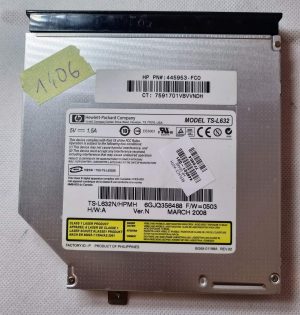 OEM HP Lite-On TS-L632NHPMH CD DVD ponovno zapisljivi pogon 445953-FC0 C1-Y3-q2 - rabljeno