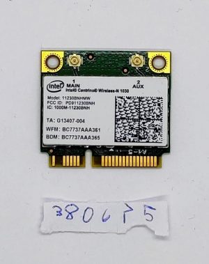 OEM Intel Centrino Wireless-N 1030 11230BNHMW bgn Bluetooth PCIe - Pravi delni deli za prenosnike - rabljeno
