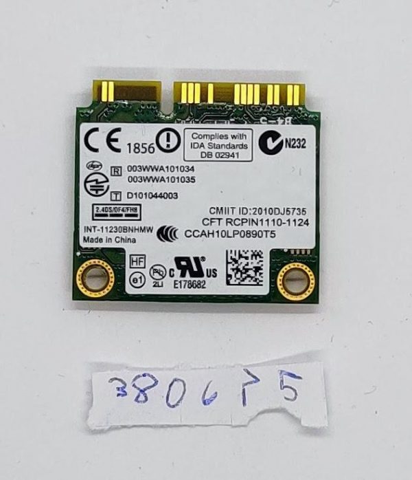 OEM Intel Centrino Wireless-N 1030 11230BNHMW bgn Bluetooth PCIe - Pravi delni deli za prenosnike - rabljeno - Image 2