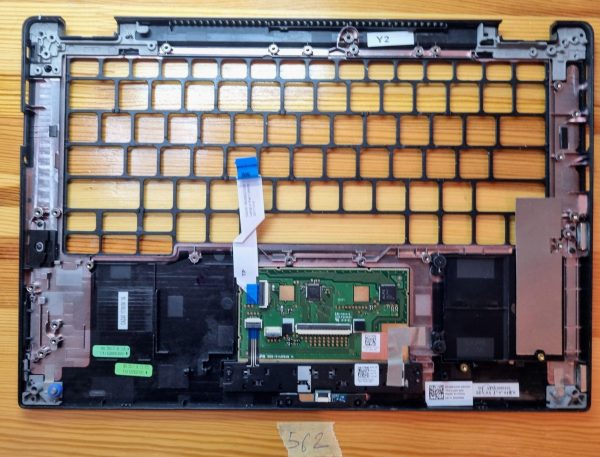 Originalna zgornja ohišje Dell Latitude 5289 Palmrest z TouchPadom 0FHVMH A167QF 0TKV0Y - rabljeno - Image 3