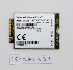 Originalni Fujitsu LifeBook S936 Sierra Wireless EM7305 vgrajeni modul M.2 modem delovnih delov za prenosnike - rabljeno