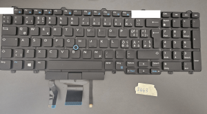 Originalna pristna tipka za tipkovnico Dell Latitude 5580 02R2P6 | QWERTZ postavitev | ZDA | Deli za prenosnike - rabljeno