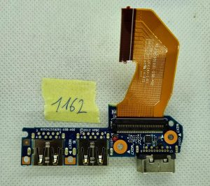 Originalna HP 840 G1 14" USB/VGA/IO plošča - 6050A2559201-USB-A02 - rabljeno