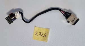 Originalni HP ProBook 6560B BCS156 priključek za polnjenje + kabel - napajalni priključek - Pravi deli za prenosne računalnike - rabljeno