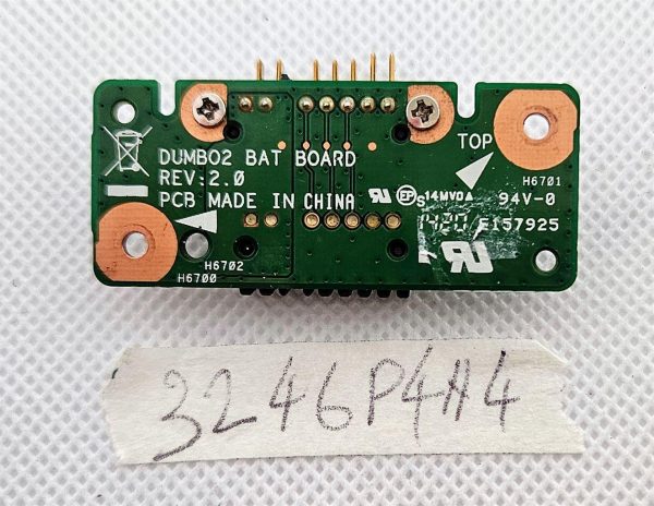 Originalni prenosnik za Lenovo Z710 - Plošča za povezavo baterije DUMBO2 BAT BOARD 60N0B6J10A01 - rabljeno