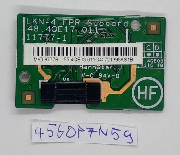 Originalni bralnik prstnih odtisov Lenovo ThinkPad X1 BD 55.4QE03.011 48.4QE18.011 Delovi za prenosnike - rabljeno