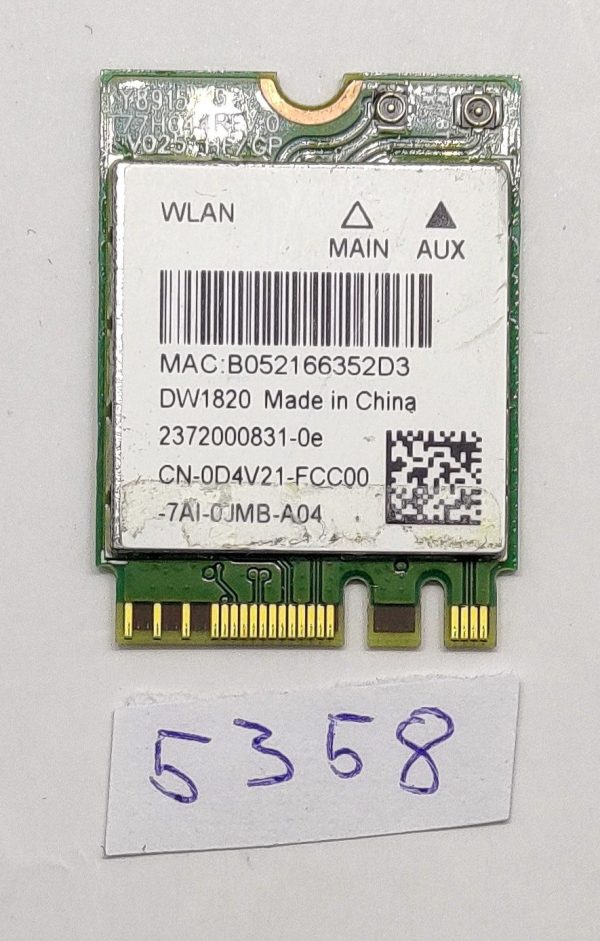 Modul WLAN Precision 5520 DW1820 0D4V21 – Originalna zamenjava Del. - rabljeno