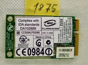 Sprejemnik Wifi Broadcom BCM94311MCAGD Original - Pristno brezžično omrežje - rabljeno