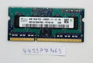 SK Hynix 4GB DDR3-1600 CAS-11 pomnilnik HMT451S6AFR8C-PB prenosni računalnik RAM enojna rang x8 PC3-12800S - rabljeno