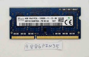 SK hynix 4GB 1Rx8 PC3L-12800S SODIMM pomnilnik RAM HMT451S6BFR8A-PB - rabljeno