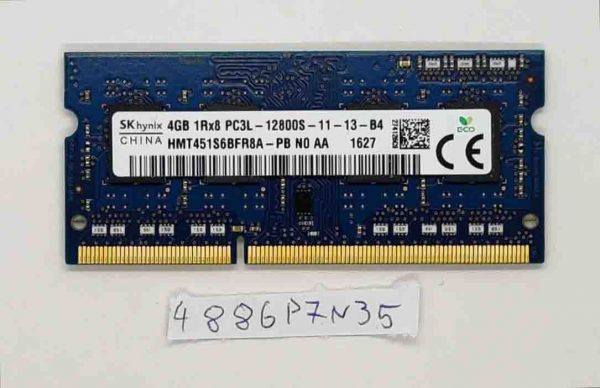 SK hynix 4GB 1Rx8 PC3L-12800S SODIMM pomnilnik RAM HMT451S6BFR8A-PB - rabljeno