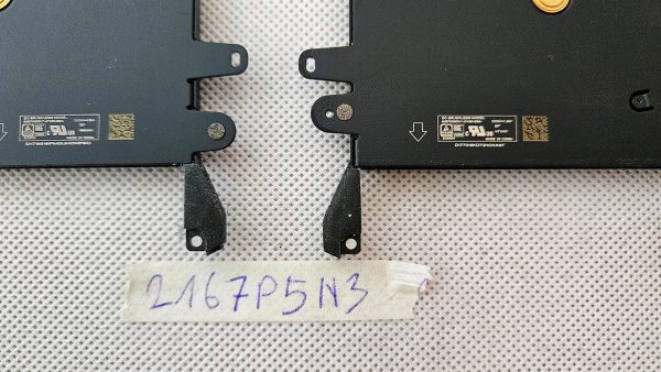 Apple MacBook Pro 13" A1708 Pozna 2016, Sredina 2017, A2159 2019 CPU hladilni ventilatorji - rabljeno - Image 2