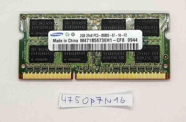 Samsung 2GB DDR3 RAM SODIMM M471B5673FH1-CF8 - rabljeno