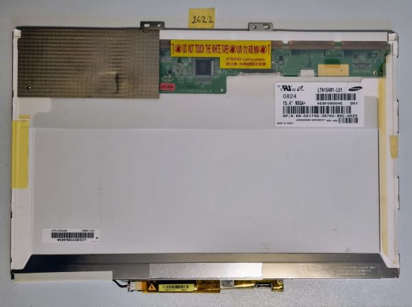 Samsung LTN154W1-L01 prenosni LCD zaslon 15.4 WXGA+ CCFL - Originalna zamenjava delov - rabljeno