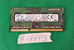 Pomnilnik za prenosni računalnik Samsung 4GB PC3L-12800S DDR3 1Rx8 M471B5173DB0-YK0 Hitra dostava - rabljeno