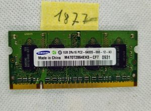 Samsung M470T2864EH3-CF7 prenosni računalnik pomnilnik 1GB DDR2 PC2 6400 RAM modul - Izboljšana zmogljivost! - rabljeno
