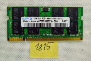 Samsung M470T2953CZ3 1GB PC2 pomnilni RAM modul - Povečajte zmogljivost svojega prenosnika - rabljeno