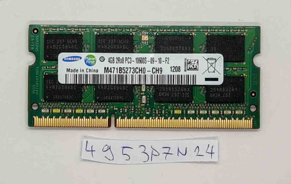 Samsung M471B5273CH0-CH9 4GB DDR3 RAM za Fujitsu Lifebook AH531 - rabljeno