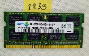 Samsung M471B5273CH0-YK0 4GB PC3L-12800S prenosni RAM pomnilniški modul,  - rabljeno