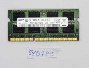 Samsung M471B5273CHO-CH9 2rX8 PC3L 4GB 10600s SoDimm prenosni računalnik RAM pomnilniški modul - rabljeno