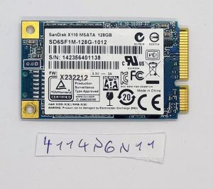 SanDisk X110 SD6SF1M-128G-1022I 128GB mSATA SSD trdi disk 100% zdravje - rabljeno