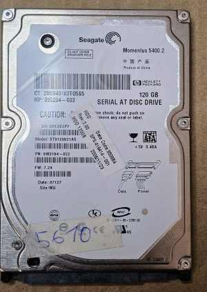 Seagate 9W3184-022 120GB 5.4K RPM SATA 2.5" trdi disk - - rabljeno