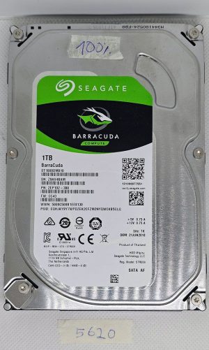 Seagate Barracuda 1TB 7200RPM SATA 6Gb/s 64MB predpomnilnik - 100% zdravje - rabljeno