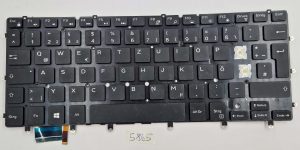 Enojna tipka za tipkovnico za Dell XPS 13 Inspiron 13 15 | Nordijska postavitev | Osvetljena | Delni deli za prenosnike - rabljeno