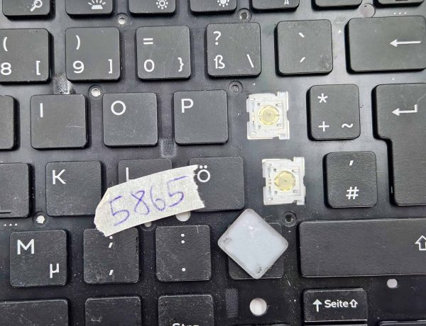 Enojna tipka za tipkovnico za Dell XPS 13 Inspiron 13 15 | Nordijska postavitev | Osvetljena | Delni deli za prenosnike - rabljeno - Image 2
