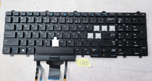 Posamezne tipke za tipkovnico US Dell E5570 E5580 Precision 15 3000 15,17 7000 0383D7 Osvetljen - rabljeno