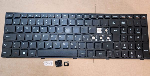 Posamezne tipke za tipkovnico za Lenovo G50 G50-30 G50-45 G50-70 G50-75 G50-80 B50 B50-30 B50-45 B50-70 - Originalna zamenjava tipke - rabljeno
