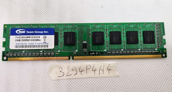 Team Group DDR3 TVD32048M1333C9 2GB prenosniški pomnilnik RAM - Hitro pošiljanje po vsem svetu - rabljeno