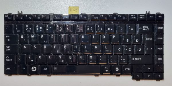 Toshiba Satellite A300 (A300-201) nemška tipkovnica 9J.N9082 - Originalna in zanesljiva! - rabljeno