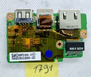 Toshiba Satellite U400 USB in Ethernet plošča - - Originalna nadomestna del. - rabljeno