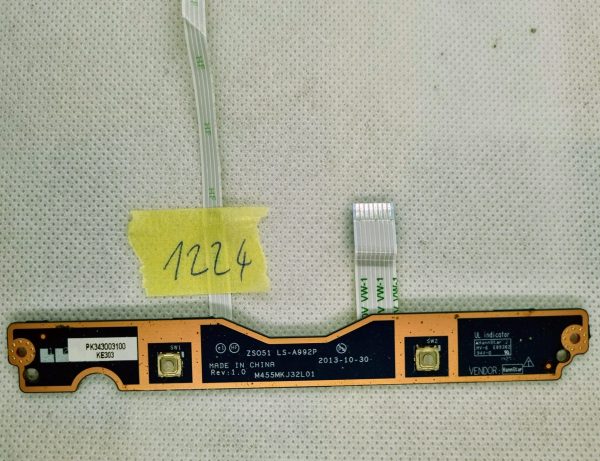 TouchPad gumbna plošča HP 15-R006nl s ploščatim gumbom miške ZSO51 LS-A992P - rabljeno
