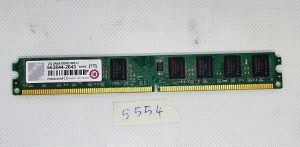 Transcend 2GB DDR2 800MHz 2Rx8 namizni RAM 663844-2043 - Rabljeno - rabljeno